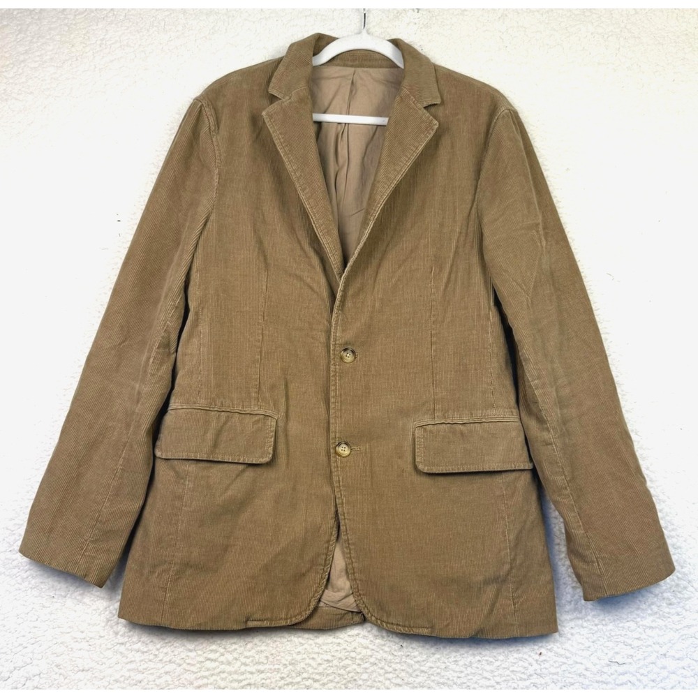 J.Crew Corduroy Blazer Womens Small Brown S Button Notch Lapel Sport Coat Casual
